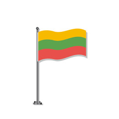 Illustration of Lithuania flag Template