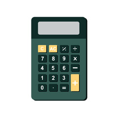 Calculator, math icon. Education illustration element. Signs and symbols can be used for web, logo, mobile app, UI, UX.