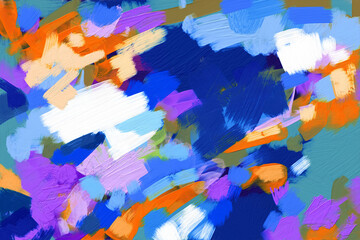 Oil color painting background