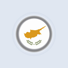 Illustration of Cyprus flag Template