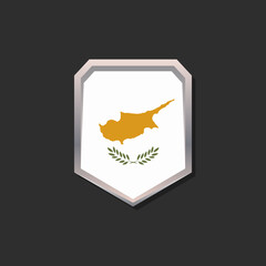 Illustration of Cyprus flag Template