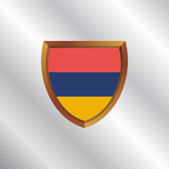 Illustration of Armenia flag Template