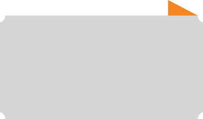 Obraz premium Coupon Banner Label Vector Illustration