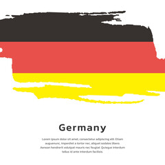 Illustration of Germany flag Template