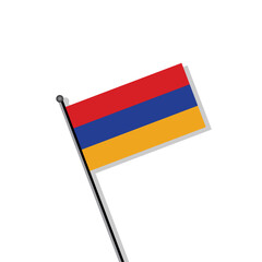 Illustration of Armenia flag Template