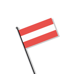 Illustration of Austria flag Template