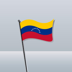 Illustration of Venezuela flag Template