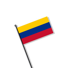 Illustration of Colombia flag Template