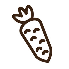 carrot eat food healthy vegetable icon