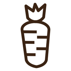 carrot diet organic root vegetable icon