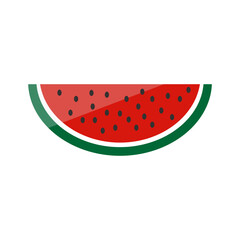 slice watermelon illustration