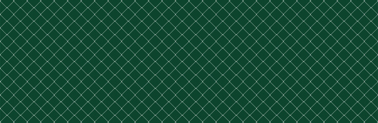 Net texture pattern on green background. Net texture pattern for backdrop and wallpaper. Realistic net pattern with black squares. Geometric background, vector illustration