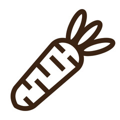 carrot vegetable icon