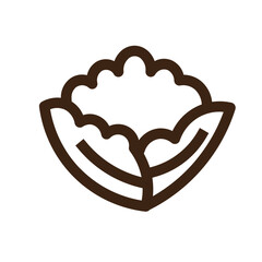 cauliflower food healthy recipe veg vegan vegetable icon