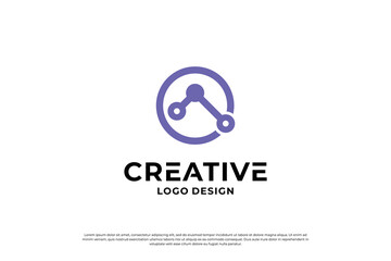 Letter A logo design template. Initial letters A. Symbol A. Creative letter A logo vector.