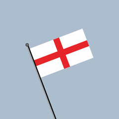 Obraz premium Illustration of England flag Template