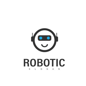 robot logo design robotic symbol