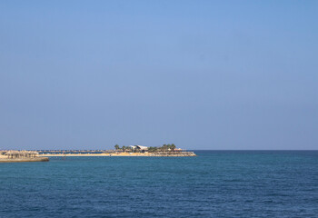 A resort island at Ain Sokhna, Egypt