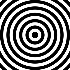 simple black and white color stripes in round curved circle  lines shapes background for wallpaper, banner, label, cover, template, texture, textiles, wrapping paper etc. flat vector design.