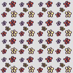 seamless pattern with flowers
