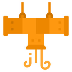 air conditioner flat icon