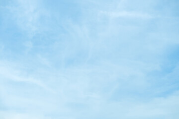 Beautiful blue sky background with cloudy sunshine.