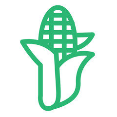 corn eat food fruit vegetable icon