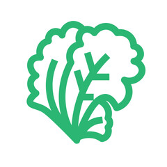 cooking food greens healthy mustard plant vegetable icon