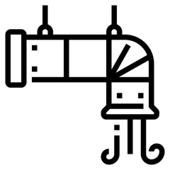 air conditioner outline icon