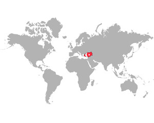 トルコの地図
