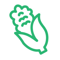 corn food maize popcorn vegetable icon