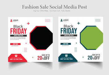 fashion sale social media post banner design template. discount fashion sale social media post banner design. fashion sale web banner.