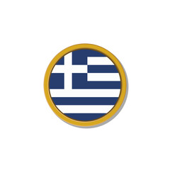 Illustration of Greece flag Template