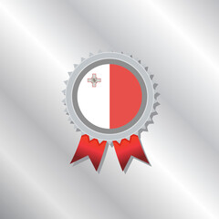 Illustration of Malta flag Template