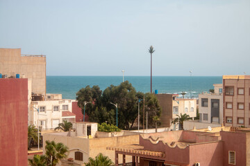 view of the town