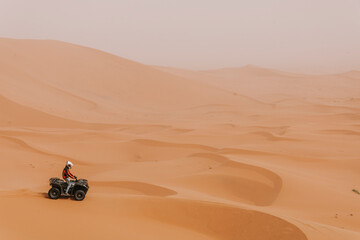 ATV Quad sahara desert Merzouga dunes © LAHCENFOTOS