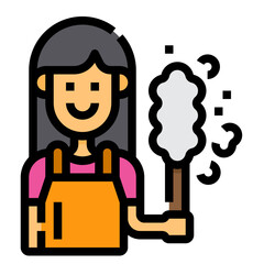 clean filled outline icon