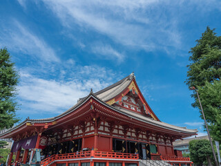 Fototapeta na wymiar 浅草寺の本堂