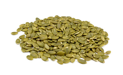 pumpkin seed isolate on a white background