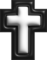 3d cross decoration