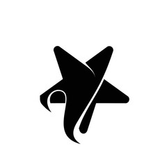 black star design logo