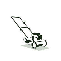 logo icon lawn mower