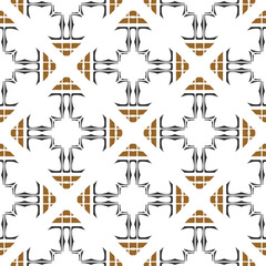 Geometric pattern. Seamless vector background. Ethnic graphic design.