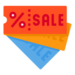 coupon flat icon