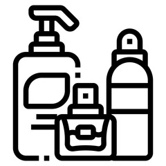 liquid soap outline icon