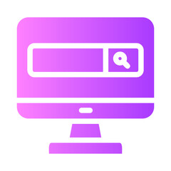 browsing gradient icon