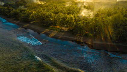 Obraz premium Seaside on the Sunrise