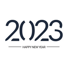SIMPLE BANNER HAPPY NEW YEAR 2023