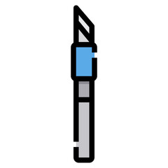 blade filled outline icon