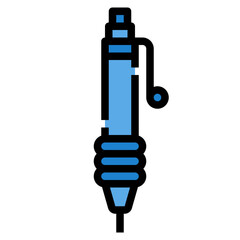 pen filled outline icon
